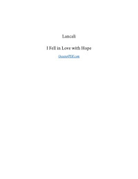 Lancali — I Fell in Love with Hope