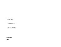 Unknown — Loving Domestic Discipline