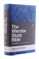 Thomas Nelson — NKJV, Wiersbe Study Bible, Hardcover, Red Letter, Comfort Print: Be Transformed by the Power of God’s Word