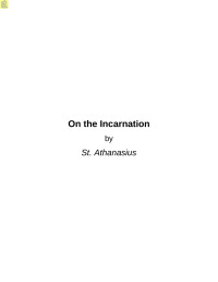St. Athanasius — On the Incarnation