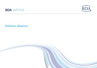 British Dental Association — Sickness absence
