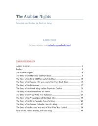 Andrew Lang — The Arabian Nights