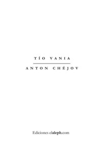 Anton Chéjov — Tío Vania