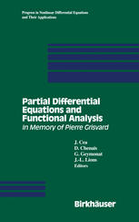 Partial Differential Equations and Functional Analysis: In Memory of ...