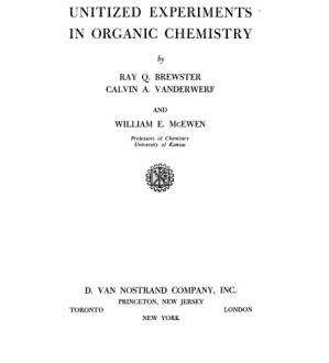 Unitized Experiments In Organic Chemistry - Anna’s Archive