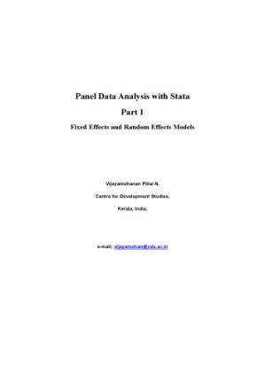 Panel Data Analysis with Stata Part 1 - Anna’s Archive