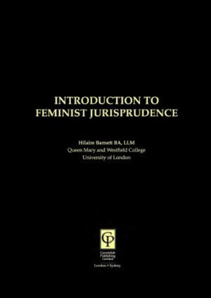 Introduction to feminist jurisprudence | Barnett, Hilaire | download on ...